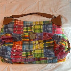 Dooney & Bourke Multicolor Patchwork Shoulder Bag